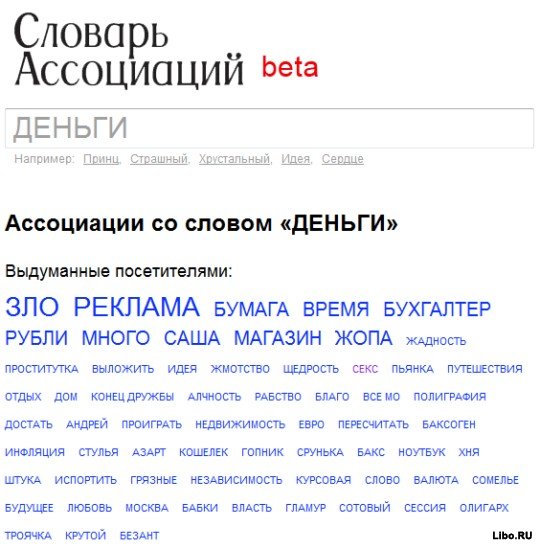 Словарь ассоциаций